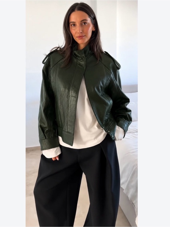 Zara Jackets & Blazers - Zara Limited Edition Leather Jacket 100% leather